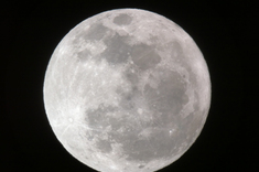 Full Moon over Long Beach, CA